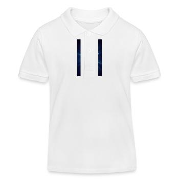 Coeur de diamant brillant - Polo enfant bio Stanley/Stella - blanc - Devant