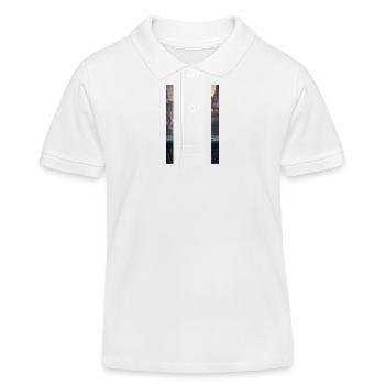 Drachenkönigin bei Sonnenuntergang - Kinder Organic Poloshirt Mini Sprinter von Stanley/Stella - Weiß - Vorne