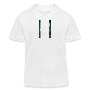 Félin furieusement moelleux - Polo enfant bio Stanley/Stella - blanc - Devant