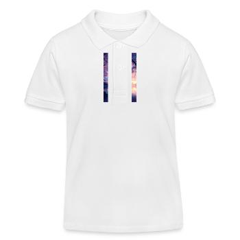 Ruhiger Blick auf den Mount Fuji - Kinder Organic Poloshirt Mini Sprinter von Stanley/Stella - Weiß - Vorne