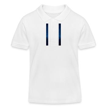 Mondschein Fluss aus der Luft - Kinder Organic Poloshirt Mini Sprinter von Stanley/Stella - Weiß - Vorne