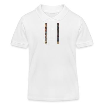 Urban Ape with Street Style - Kids Organic Polo Shirt by Stanley/Stella - white - Front