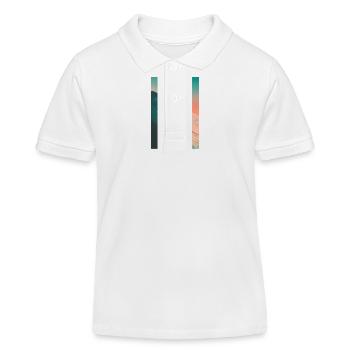 Sunset Wave Surf - Polo enfant bio Stanley/Stella - blanc - Devant