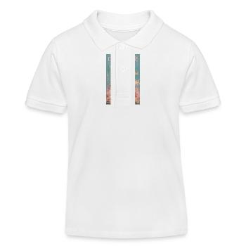 Mädchen Mit Regenschirm Im Surrealen Ozean - Kinder Organic Poloshirt Mini Sprinter von Stanley/Stella - Weiß - Vorne