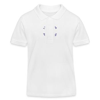 Ich brauche nur ein Buch und ein bisschen Magie - Kinder Organic Poloshirt Mini Sprinter von Stanley/Stella - Weiß - Vorne