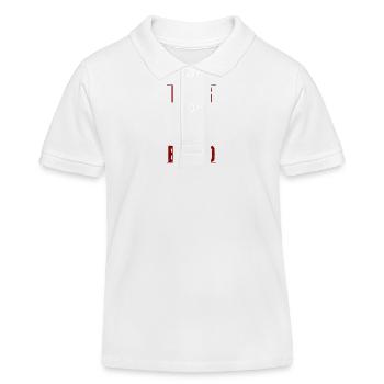 Ski Snowboard Montagne Vacances Neige Freestyle - Polo enfant bio Stanley/Stella - blanc - Devant