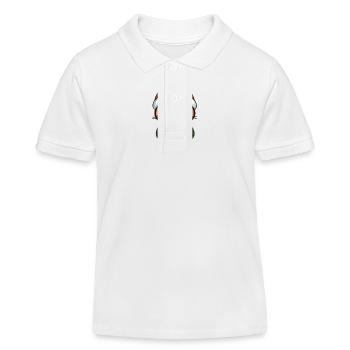 Ladybug Christmas - Kids Organic Polo Shirt by Stanley/Stella - white - Front