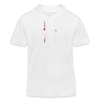 Tiger - Africa - Wilderness - Nature Conservation - Kids Organic Polo Shirt by Stanley/Stella - white - Front