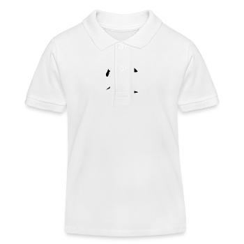 Love - Japanese - Kids Organic Polo Shirt by Stanley/Stella - white - Front