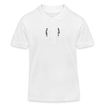 Hitchhike into your life - Kinder Organic Poloshirt Mini Sprinter von Stanley/Stella - Weiß - Vorne