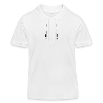 Biologiste célèbre sa retraite avec humour cadeau - Polo enfant bio Stanley/Stella - blanc - Devant