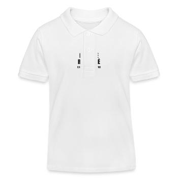 Lutteur célèbre sa retraite avec humour cadeau - Polo enfant bio Stanley/Stella - blanc - Devant