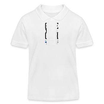 Hochzeit Loading 2024 Game Over - Kinder Organic Poloshirt Mini Sprinter von Stanley/Stella - Weiß - Vorne