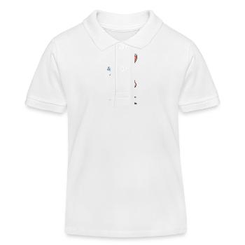 Squirt my first choice - Kids Organic Polo Shirt by Stanley/Stella - white - Front