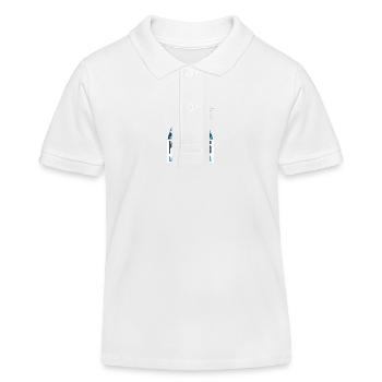 Music makes life easier - Kids Organic Polo Shirt by Stanley/Stella - white - Front