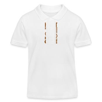 Motorrad Motocross Bike Racing Motorsport - Kinder Organic Poloshirt Mini Sprinter von Stanley/Stella - Weiß - Vorne