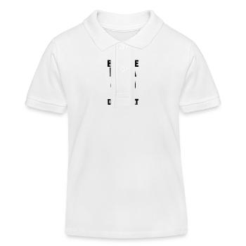 Father Bearded Beard Bearded Dad - Kids Organic Polo Shirt by Stanley/Stella - white - Front