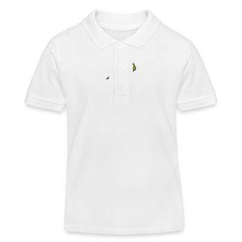 Mais Pixel Symbol - Kinder Organic Poloshirt Mini Sprinter von Stanley/Stella - Weiß - Vorne