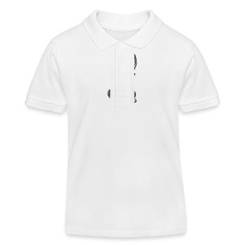 German Shepherd Hund Comic Niedlich - Kinder Organic Poloshirt Mini Sprinter von Stanley/Stella - Weiß - Vorne