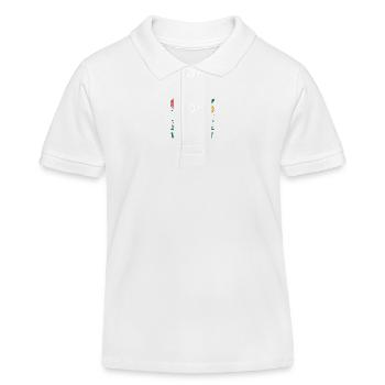 Cooler Traktor 1. Geburtstag: Bestseller Geschenk! - Kinder Organic Poloshirt Mini Sprinter von Stanley/Stella - Weiß - Vorne