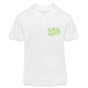 Le parfum des citrons verts - Polo enfant bio Stanley/Stella - blanc - Devant