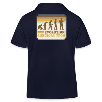 Chirurgisch-technischer Assistent Chirurg - Kinder Organic Poloshirt Mini Sprinter von Stanley/Stella - Navy - Hinten