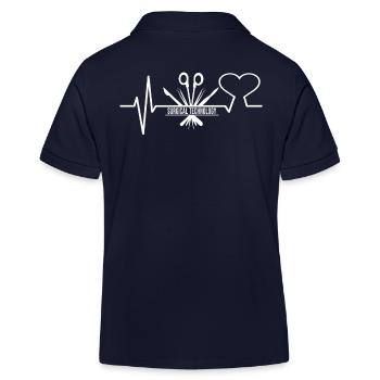 Chirurgisch-technischer Assistent Chirurg - Kinder Organic Poloshirt Mini Sprinter von Stanley/Stella - Navy - Hinten