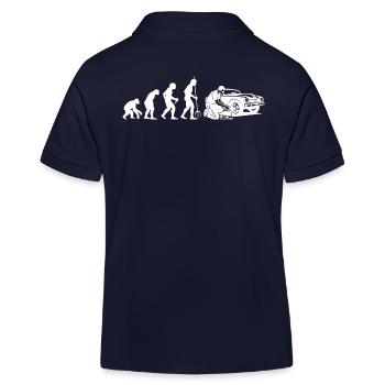 Mechatroniker Auto-Schrauber Elektriker - Kinder Organic Poloshirt Mini Sprinter von Stanley/Stella - Navy - Hinten