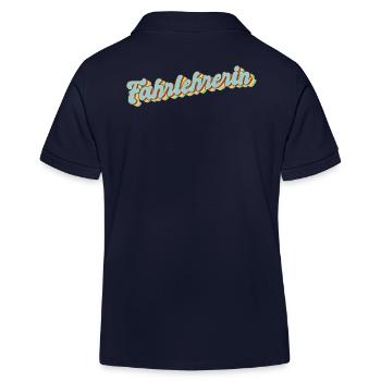 Fahrschule Abschluss-Geschenk Fahrlehrerin - Kinder Organic Poloshirt Mini Sprinter von Stanley/Stella - Navy - Hinten