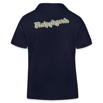 Krankenpfleger Abschluss-Geschenk Fachpflegerin - Kinder Organic Poloshirt Mini Sprinter von Stanley/Stella - Navy - Hinten
