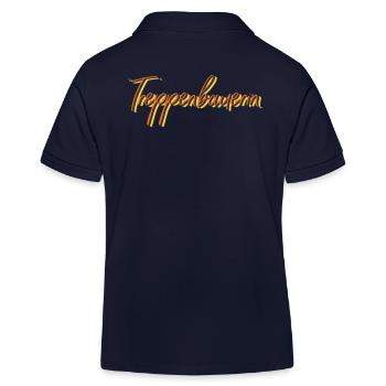 Zimmermann Abschluss-Geschenk Treppenbauerin - Kinder Organic Poloshirt Mini Sprinter von Stanley/Stella - Navy - Hinten