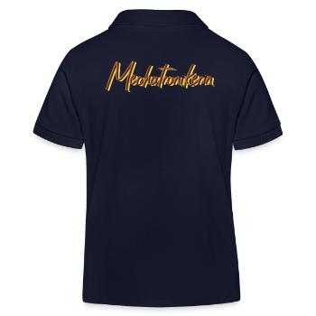 KFZ-Schrauber Abschluss-Geschenk Mechatronikerin - Kinder Organic Poloshirt Mini Sprinter von Stanley/Stella - Navy - Hinten