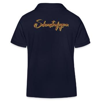 Schornsteinfeger Abschluss-Geschenk - Kinder Organic Poloshirt Mini Sprinter von Stanley/Stella - Navy - Hinten