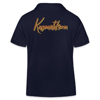 Maskenbildner Abschluss-Geschenk Kosmetikerin - Kinder Organic Poloshirt Mini Sprinter von Stanley/Stella - Navy - Hinten