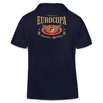 Championnat d’Espagne 2024 Femmes Hommes España - Polo enfant bio Stanley/Stella - bleu marine - Dos