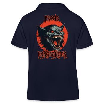 DEmon Head, fier fangbanger - Polo enfant bio Stanley/Stella - bleu marine - Dos