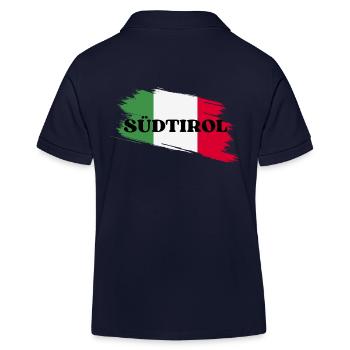 Südtirol Alpen Bella Italia Geschenkidee - Kinder Organic Poloshirt Mini Sprinter von Stanley/Stella - Navy - Hinten