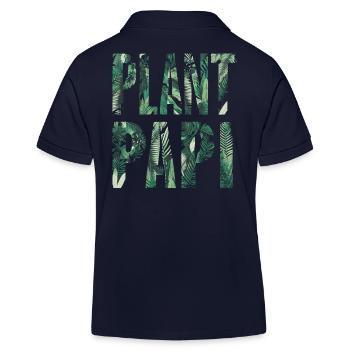 Plant Papi Urban Jungle Pflanzendesign - Kinder Organic Poloshirt Mini Sprinter von Stanley/Stella - Navy - Hinten