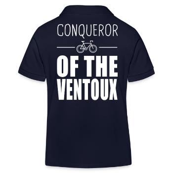 Eroberer des Ventoux - Kinder Organic Poloshirt Mini Sprinter von Stanley/Stella - Navy - Hinten