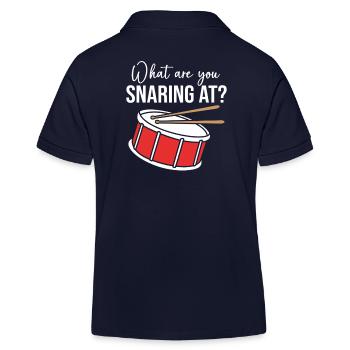 Schlagzeug Schlagzeuger Drumsticks - Kinder Organic Poloshirt Mini Sprinter von Stanley/Stella - Navy - Hinten