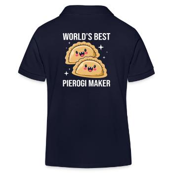 Pierogi Polen Polnisch - Kinder Organic Poloshirt Mini Sprinter von Stanley/Stella - Navy - Hinten
