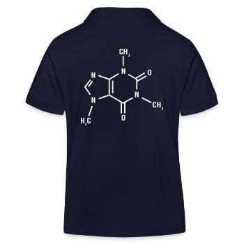 Chimie Science Physique Laboratoire Formule structurelle - Polo enfant bio Stanley/Stella - bleu marine - Dos
