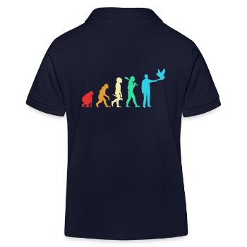 Pigeons Pigeon - Polo enfant bio Stanley/Stella - bleu marine - Dos
