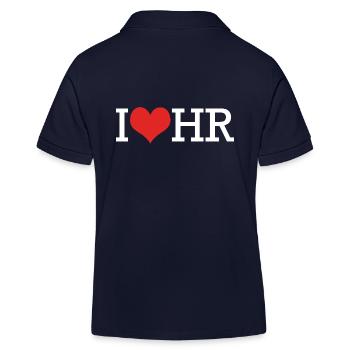 HR Manager - Kinder Organic Poloshirt Mini Sprinter von Stanley/Stella - Navy - Hinten