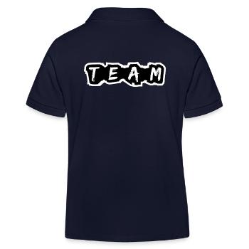Team Mannschaft - Kinder Organic Poloshirt Mini Sprinter von Stanley/Stella - Navy - Hinten