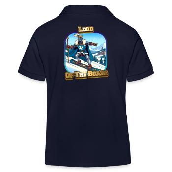 Lord Of The Board - Kinder Organic Poloshirt Mini Sprinter von Stanley/Stella - Navy - Hinten
