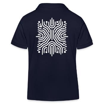L’oscillation de Chladni et l’art de l’élégance - Polo enfant bio Stanley/Stella - bleu marine - Dos