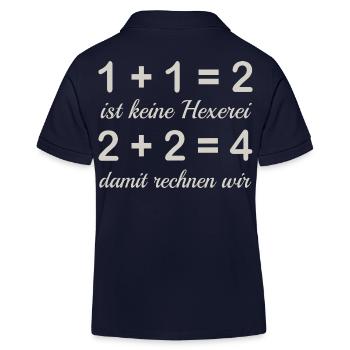 Calculer - Polo enfant bio Stanley/Stella - bleu marine - Dos