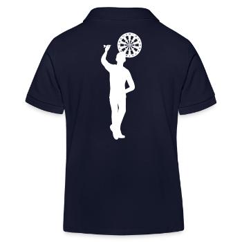 Fléchette Gaucher - Polo enfant bio Stanley/Stella - bleu marine - Dos