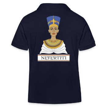 Néfertiti - Polo enfant bio Stanley/Stella - bleu marine - Dos
